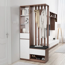 Load image into Gallery viewer, Elegant Shoe &amp; Hook Cabinet 3