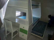 Load image into Gallery viewer, Bunk Bed With Study - Classic Designs
