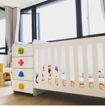 Load image into Gallery viewer, Baby to toddler cot - Classic Designs