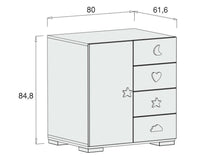 Load image into Gallery viewer, Mini Bubbles Chest of Drawers - Classic Designs