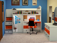 Load image into Gallery viewer, Play and Study Bunk Bed - Classic Designs