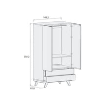 Load image into Gallery viewer, Evolution 2 Door Wardrobe - Classic Designs