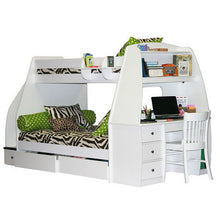 Load image into Gallery viewer, Bunk Bed With Study - Classic Designs