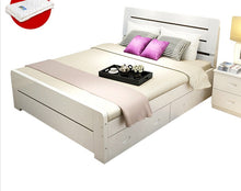 Load image into Gallery viewer, Uptown Solid Pine Wood Bed - Classic Designs