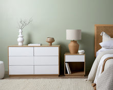 Load image into Gallery viewer, Coastal 6 Drawer Chest of Drawers