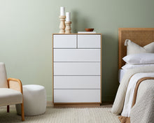 Load image into Gallery viewer, Coastal TallBoy Chest Of Drawers