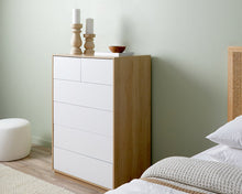Load image into Gallery viewer, Coastal TallBoy Chest Of Drawers