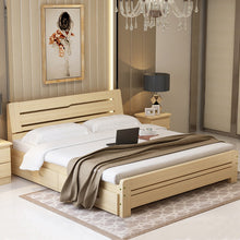 Load image into Gallery viewer, Uptown Solid Pine Wood Bed - Classic Designs