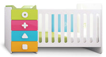 Load image into Gallery viewer, Baby to toddler cot - Classic Designs