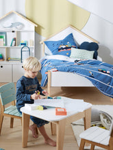Load image into Gallery viewer, Seaside Line Bed &amp; Pedestal