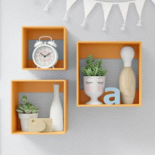 Load image into Gallery viewer, Square Wall Shelves-Set of 3