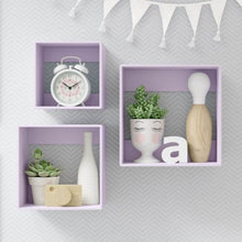 Load image into Gallery viewer, Square Wall Shelves-Set of 3