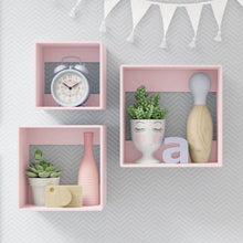 Load image into Gallery viewer, Square Wall Shelves-Set of 3