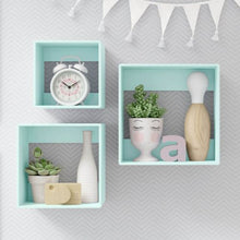 Load image into Gallery viewer, Square Wall Shelves-Set of 3