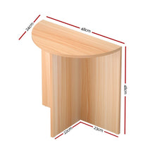 Load image into Gallery viewer, Semi-Circle Side Table