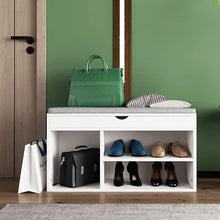 Load image into Gallery viewer, Open Shoe Cabinet with seat